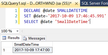 SQL Server'da Smalldatetime ve Datetime Veri Tipleri Arasındaki Farklar