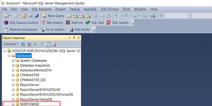 SQL Server'da Bak Dosyalarını Restore Etmek