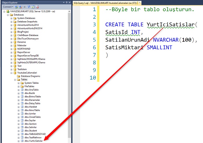 SQL Server'da Schema Adını Değiştirmek