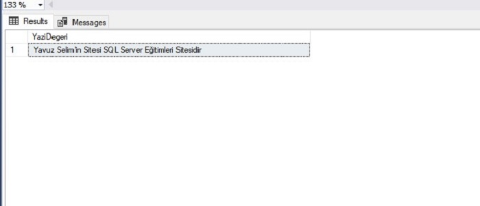 SQL Server’da INSERT INTO İşleminde Tırnak İşareti Kullanımı