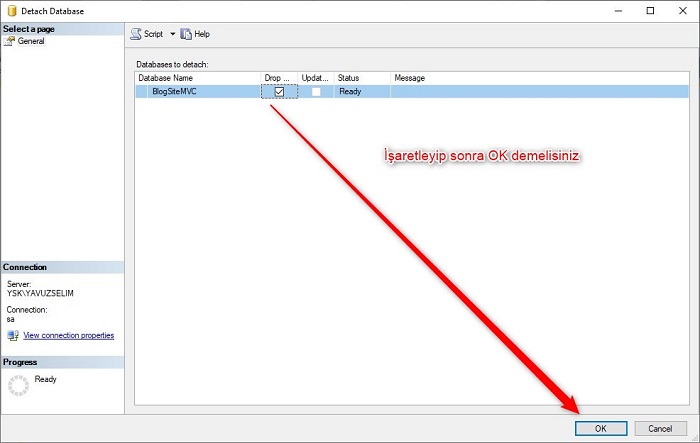 SQL Server’da Veritabanlarının Hepsini Tek Seferde Detach Etmek