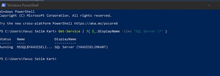 SQL Server için PowerShell Kullanarak SQL Server Instance'lerini Listelemek